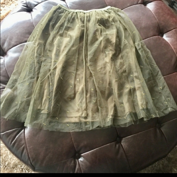 Brand new Zara Layered Mesh Midi-Skirt - Picture 4 of 4